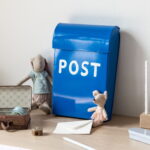 Briefkasten Kinder blau