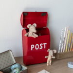 Briefkasten Kinder rot