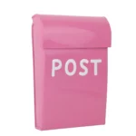 Briefkasten für Kinderspielhaus Pink Metall
