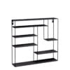 Bruka Design Wandregal schwarz 60 x 60 cm klein