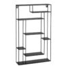 Wandregal Metall schwarz Bruka Design 80 x 40 cm