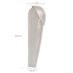 Echter Briefkasten für Kinder aus Metall beige