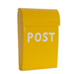 Kinderbriefkasten Metall gelb
