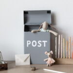 Mini Briefkasten grau