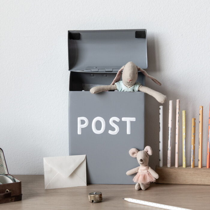 Mini Briefkasten grau