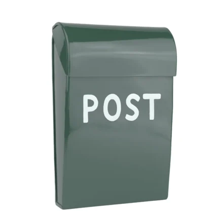 Spielhaus Briefkasten Metall dunkelgrün