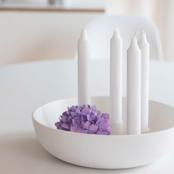 Storefactory Kvistbro weiß, für vier Kerzen