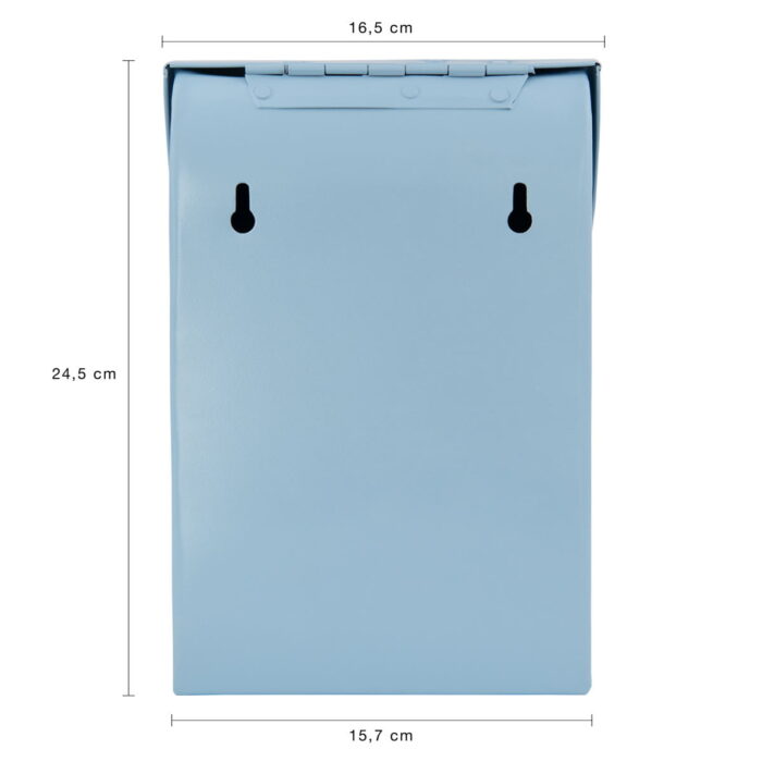 Bruka Design Kinder Briefkasten Mini Hellblau Matt | 25 cm – Bild 6