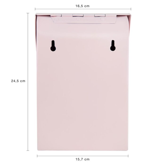 Bruka Design Kinder Briefkasten Mini Rosa Matt | 25 cm – Bild 5