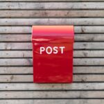 Briefkasten Vintage rot