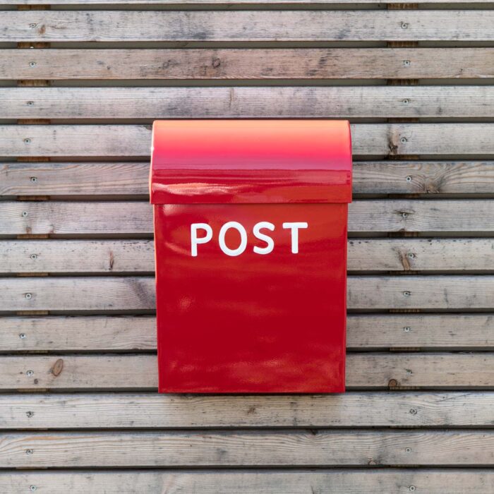 Briefkasten Vintage rot