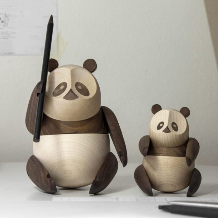 ArchitectMade Panda - Holzfigur, groß, 15 cm – Bild 2