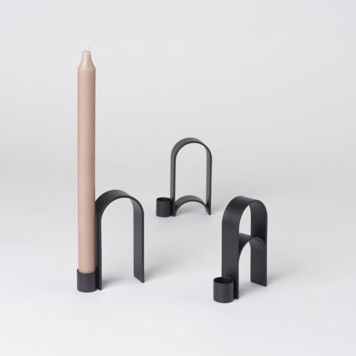 Kristina Dam Arch Vol. 2 Kerzenhalter black (schwarz) – Bild 2