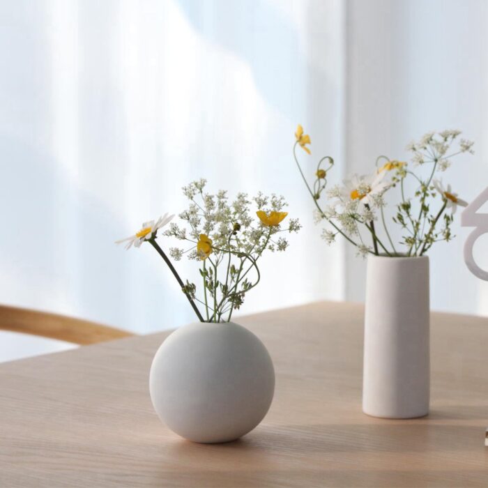 Cooee Design Vase Ball Weiß | 8 cm – Bild 3