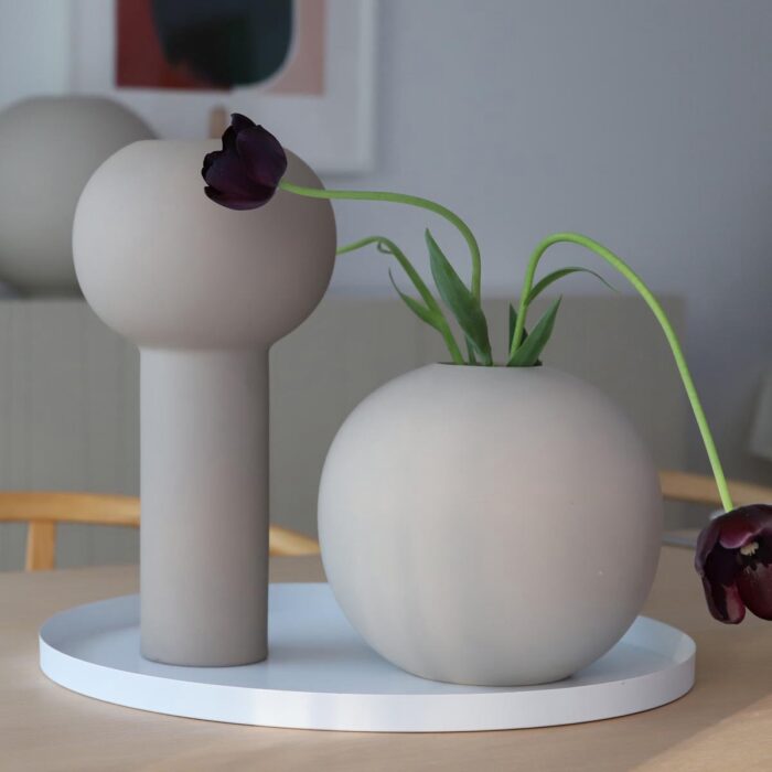 Cooee Design Tablett Circle Weiß | groß 40 cm – Bild 3