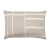 Kristina Dam Kissen Architecture Beige/Off White (40 x 60 cm)