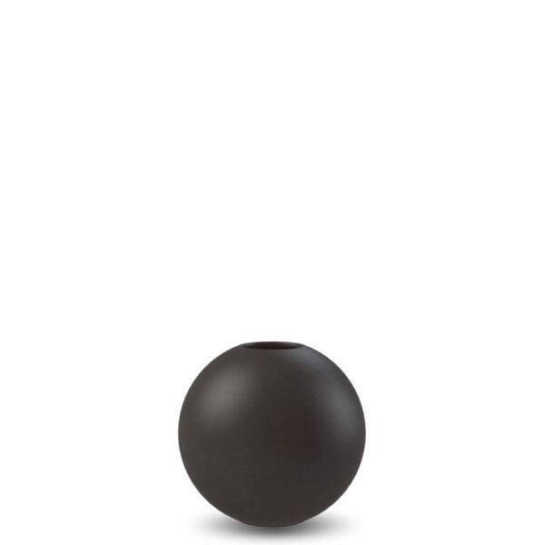 Cooee Ball Vase schwarz black 10 cm