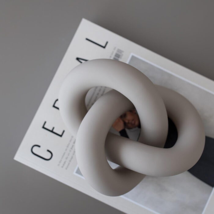 Cooee Design Dekoobjekt Knot Sand | groß 19 cm – Bild 5
