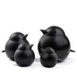 Novoform Mini Sparrow Dekofigur | Eiche Schwarz – Bild 3