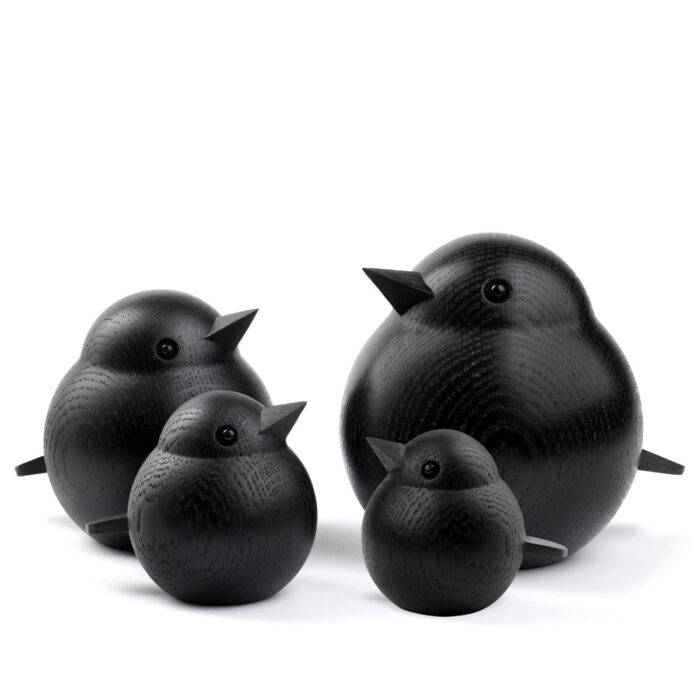 Novoform Mini Sparrow Dekofigur | Eiche Schwarz – Bild 3