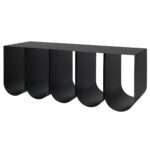 Kristina Dam Curved Bench schwarz
