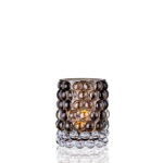 Skogsberg&Smart Windlicht Boule Smokey Grey Tobacco | klein