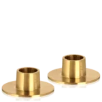 Ester & Erik Kerzenhalter Medium gold matt, 2 er Set