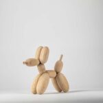 Boyhood Dekofigur Balloon Dog Eichenholz hell klein