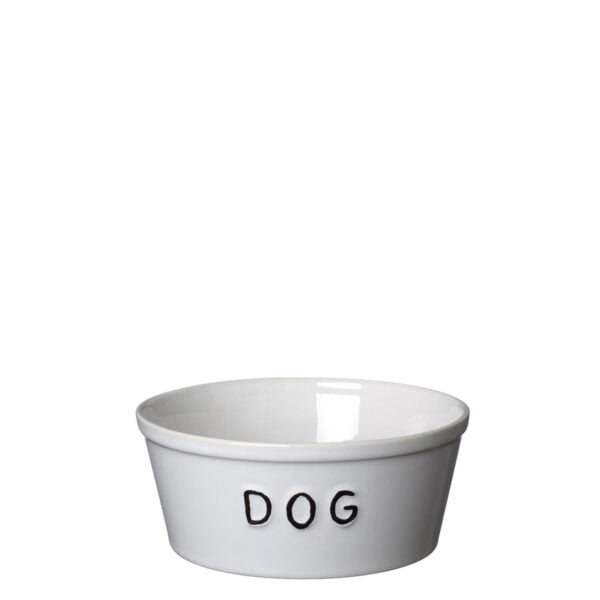 Hundenapf Skandi Keramik weiß Dog