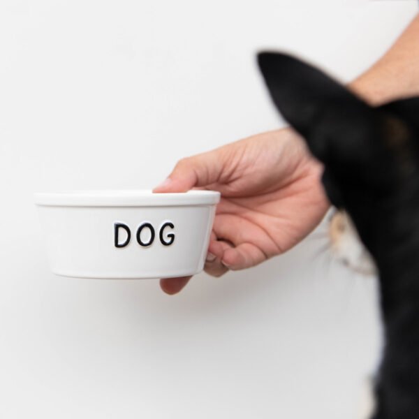 Bruka Design Keramik Hundenapf weiß