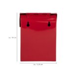 Kleiner Briefkasten Skandi Wandmontage rot