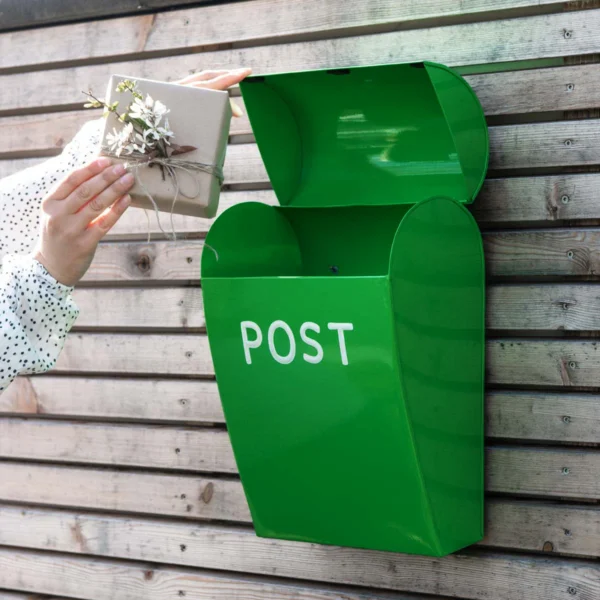 Briefkasten Schweden Grün große Öffnung