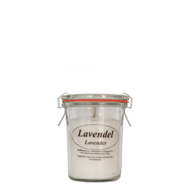 Duftkerze Rapswachs Lavendel