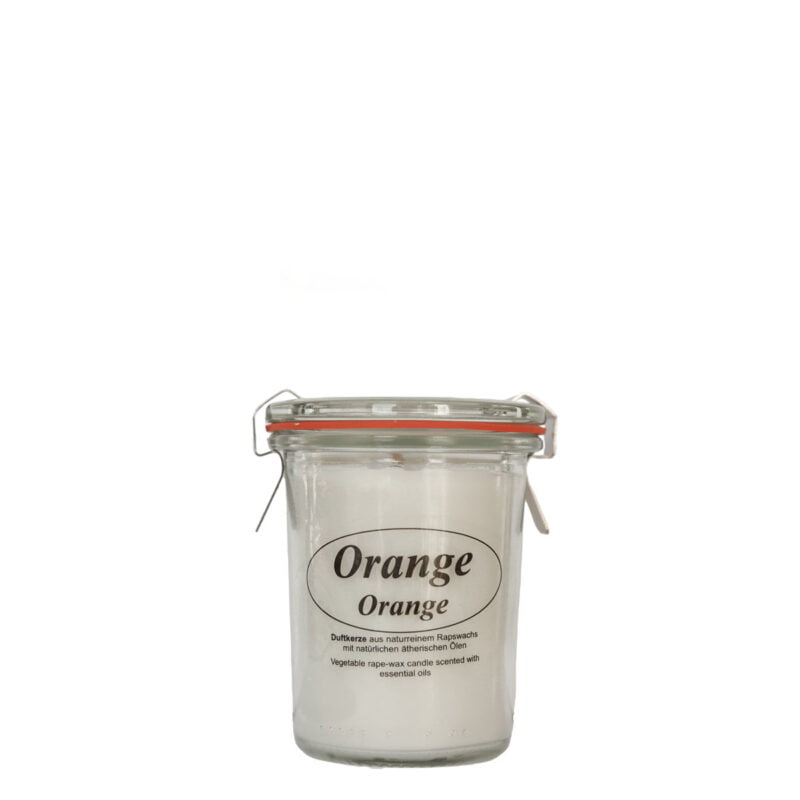 Duftkerze Rapswachs Orange