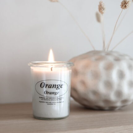 Duftkerze Rapswachs Orange