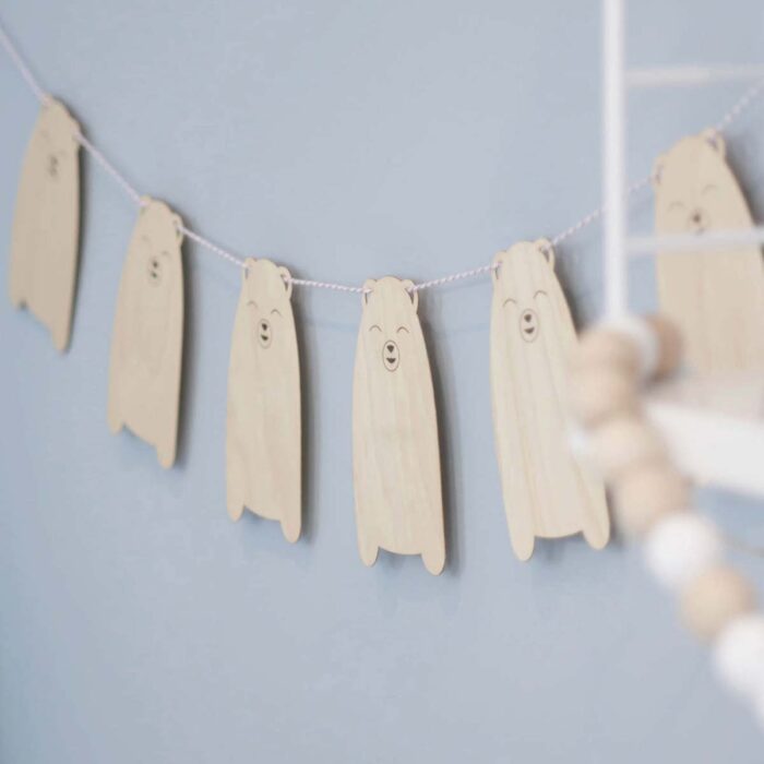 Girlande Babyzimmer Holz