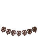 Girlande Monstera Holz
