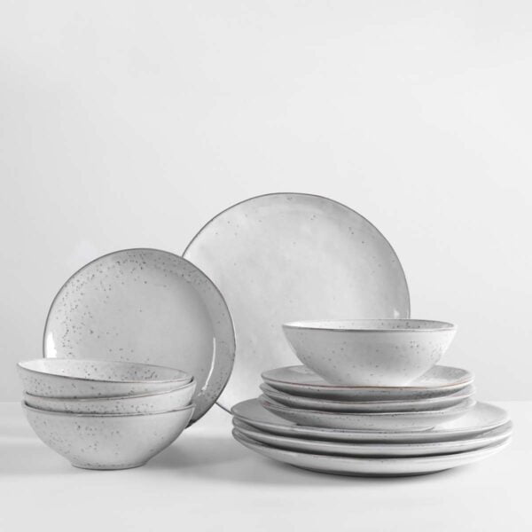 Broste Copenhagen Nordic Sand 12 Teile Set Dinner