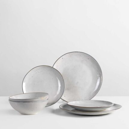Broste Copenhagen Nordic Sand Dinner Set für Zwei, 6 Teile 80019819