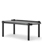 Cooee Beistelltisch Woody schwarz 50 x 150 cm Couchtisch