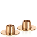 Ester Erik Kerzenhalter Peitschenkerzen rosegold glänzend medium