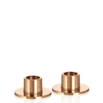 Ester Erik Kerzenhalter Spitzkerzen rosegold glänzend klein