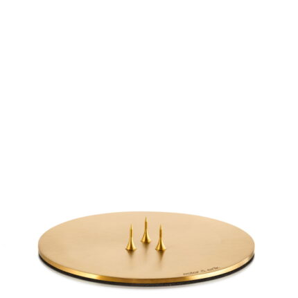 Ester & Erik Kerzenteller gold matt small 9 cm