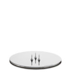 Ester&Erik Kerzenteller silber glänzend Small 9 cm