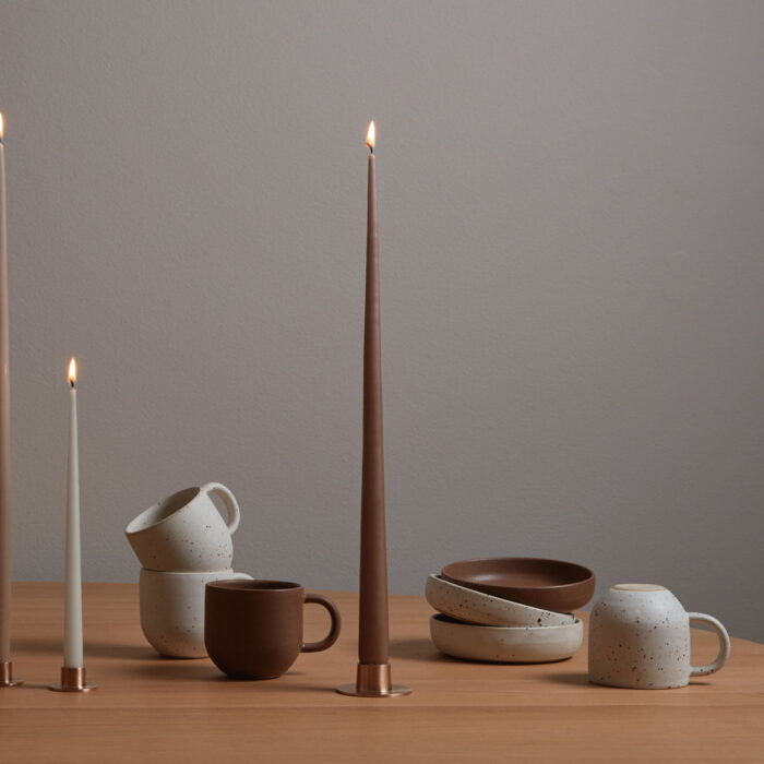 Kerzenhalter Ester & Erik rosegold matt