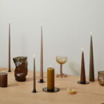 Kerzenhalter Ester & Erik schwarz