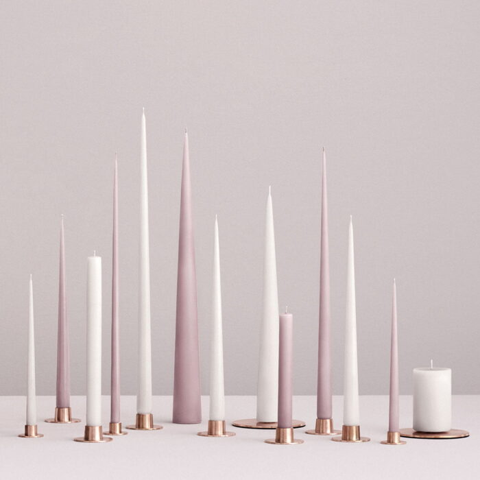 Kerzenhalter skandinavisch rosegold