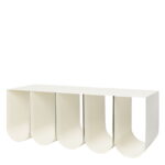 Kristina Dam Wandregal Curved weiß beige
