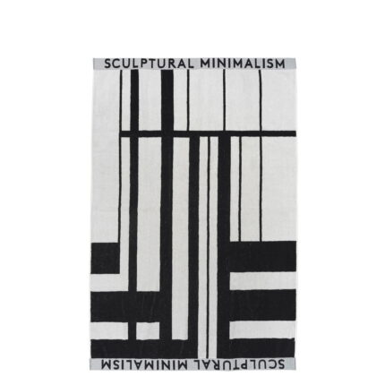 Kristina Dam Handtuch 100 x 150 cm schwarz weiß