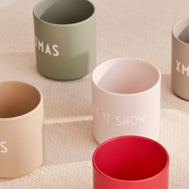 Design Letters Becher Let it Snow